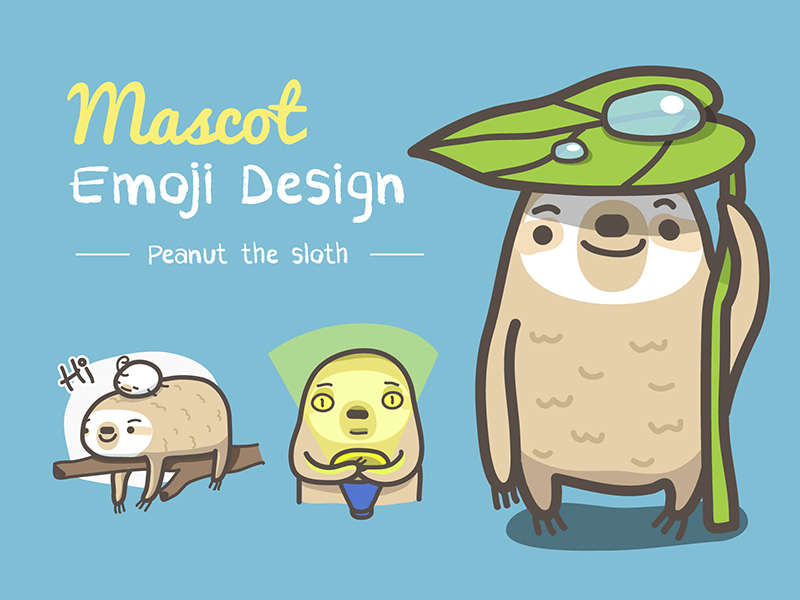 Cartoon Characters & Line Sticker Suite