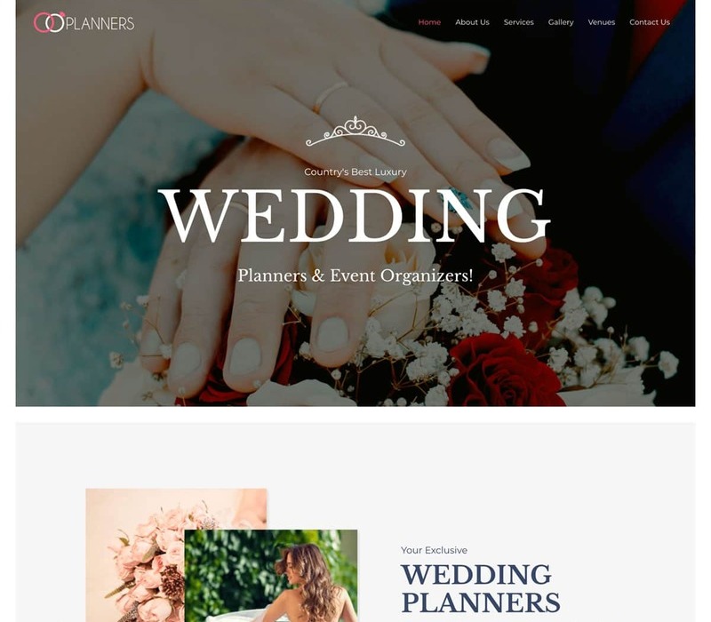 Wedding Planner Portfolio